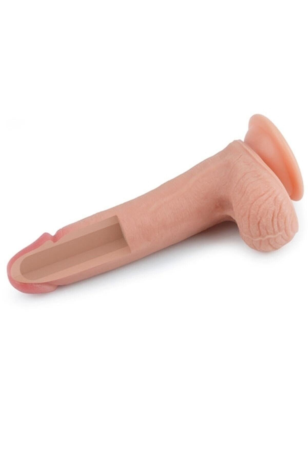 Meyrabest Dual Layered Plati̇num Si̇li̇cone Reali̇sti̇k Peni̇s