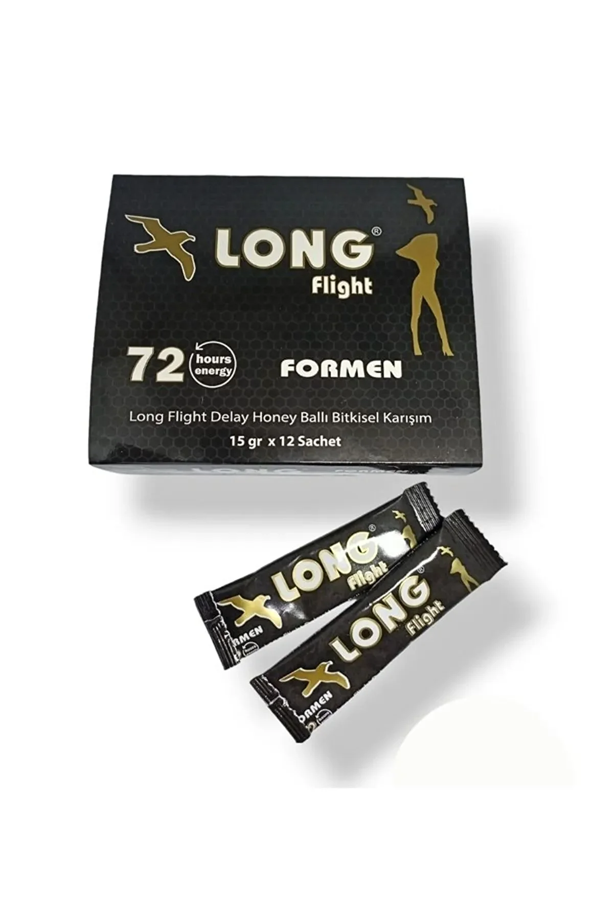 Long Mendi̇l Long Enerji̇ Balı 12Li̇ Sti̇ck 72 Hours Energy