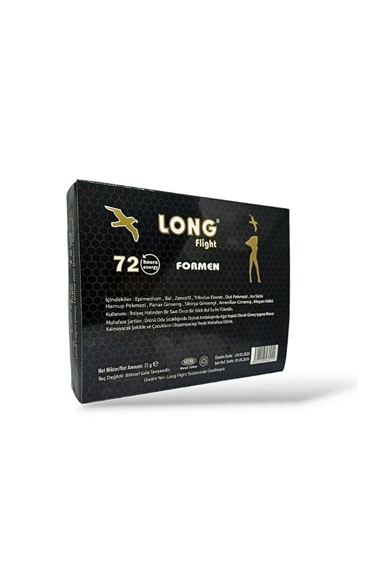 Long Mendi̇l Long Enerji̇ Balı 12Li̇ Sti̇ck 72 Hours Energy