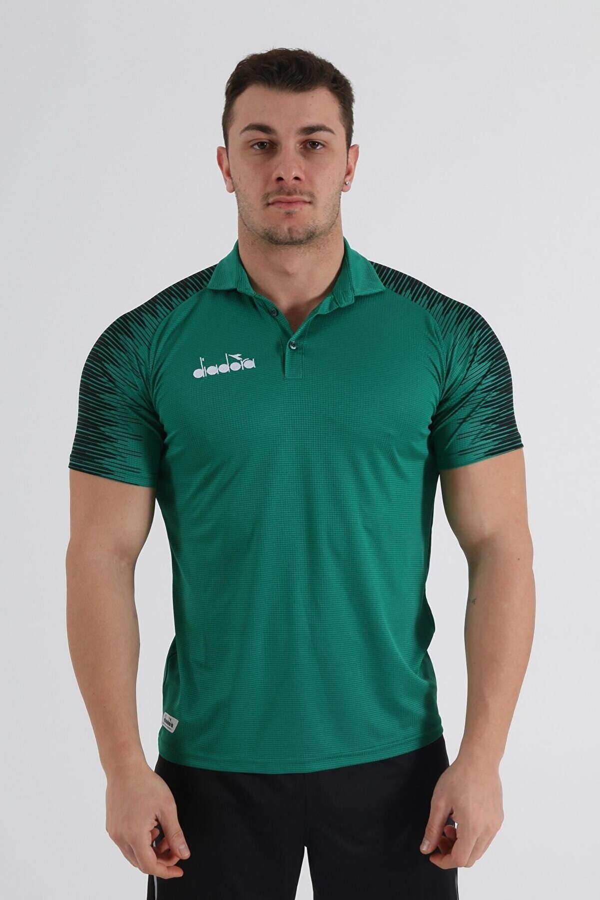 Di̇adora Ri̇ti̇m Kamp Polo T-Shi̇rt Yeşi̇l