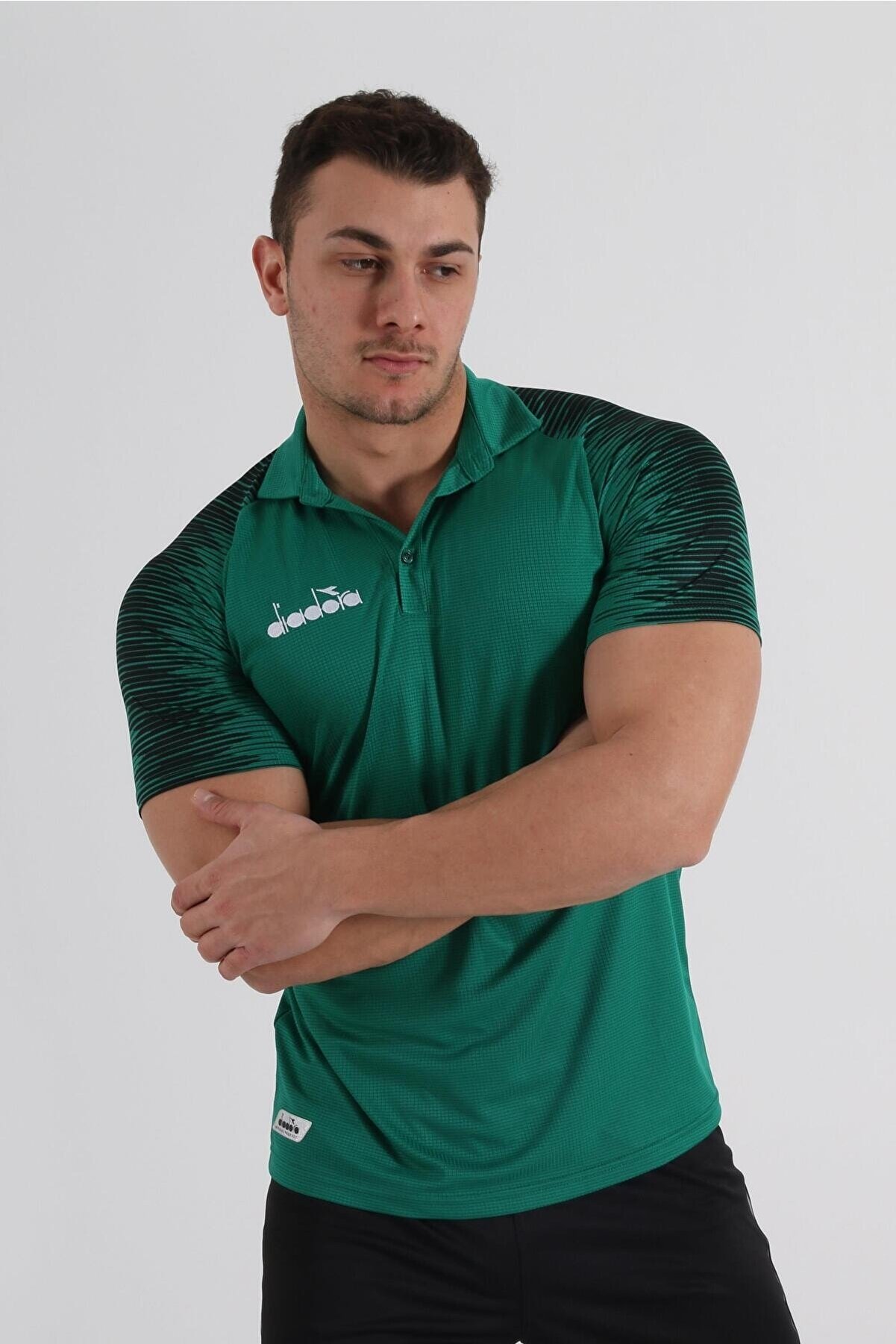 Di̇adora Ri̇ti̇m Kamp Polo T-Shi̇rt Yeşi̇l