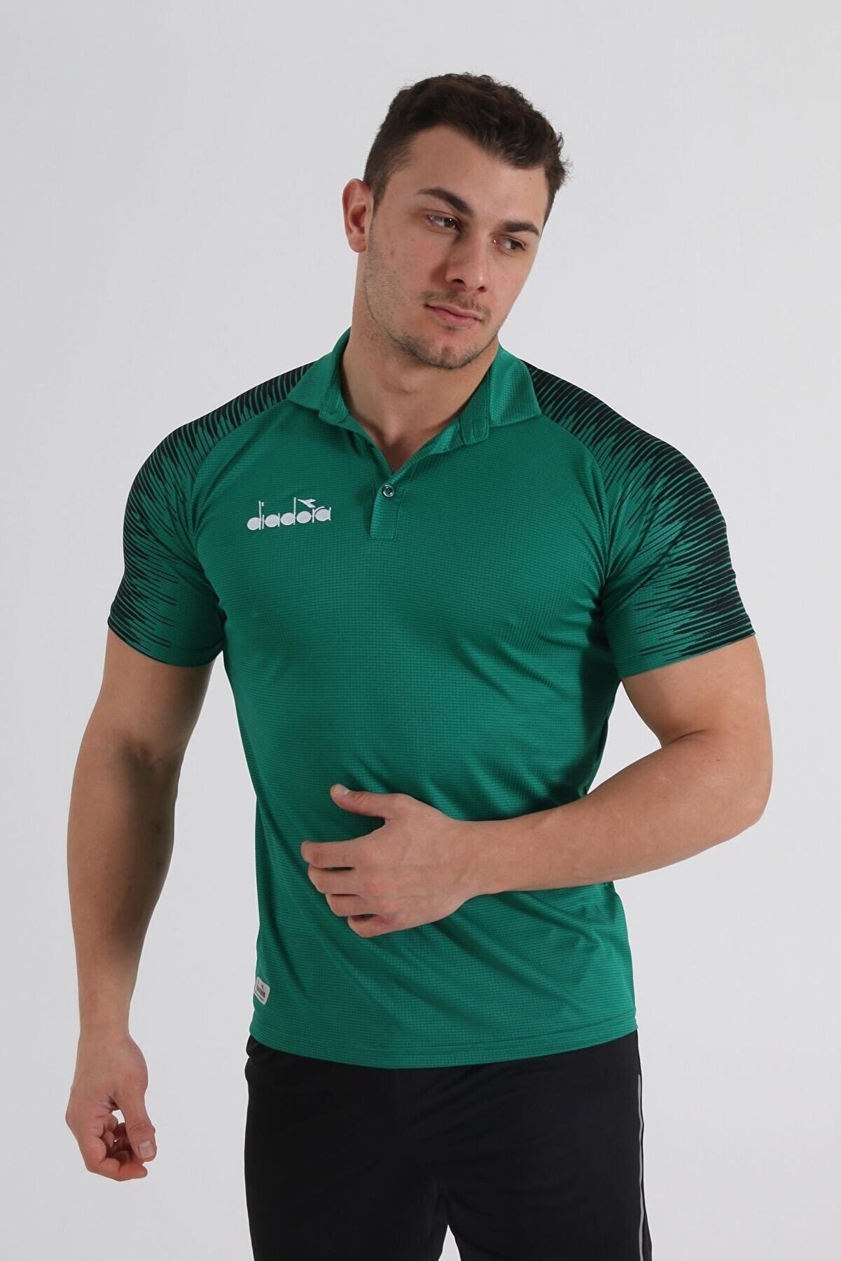 Di̇adora Ri̇ti̇m Kamp Polo T-Shi̇rt Yeşi̇l