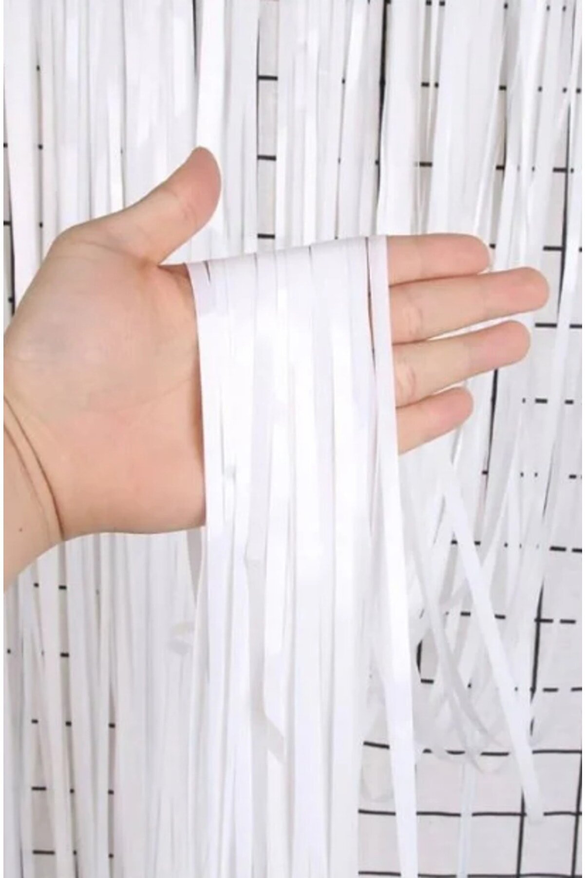 Go İthalat Soft Beyaz Renk Duvar Ve Kapı Perdesi̇ 90X200 Cm (4072)