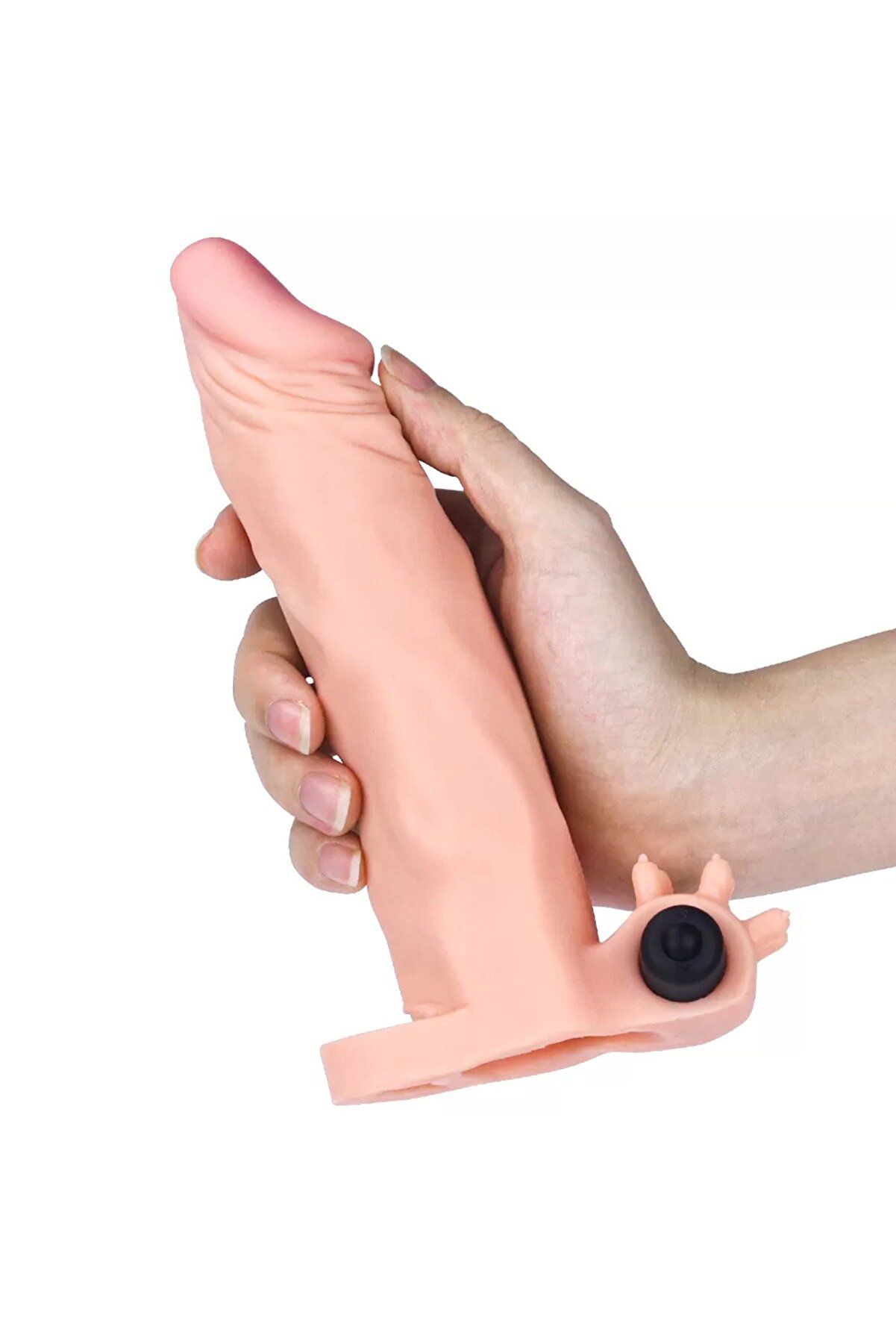 Lovetoy Pleasure X-Tender Ti̇treşi̇mli̇ 50 Mm Uzatmalı Peni̇s Kılıfı Lv1063