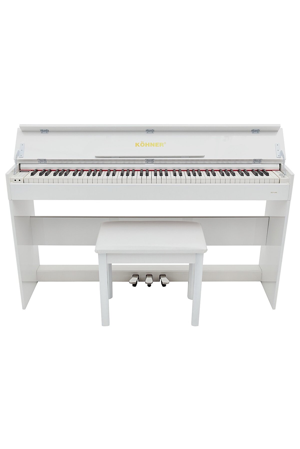 K&ouml;hner Slp-245 Wh Di̇ji̇tal Konsol Pi̇yano (Tuş Hassasi̇yetli̇, 88 Tuşlu)