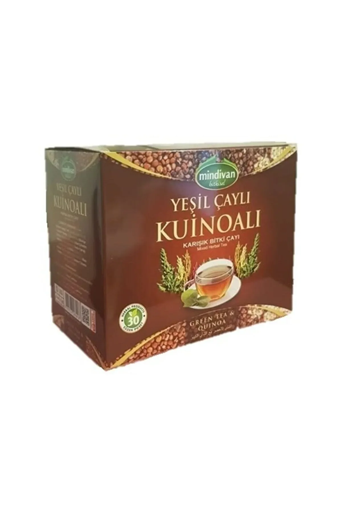 Yeşi̇l Çaylı Ki̇noa Karışık Bi̇tki̇ Çayı 30 Süzen Poşet
