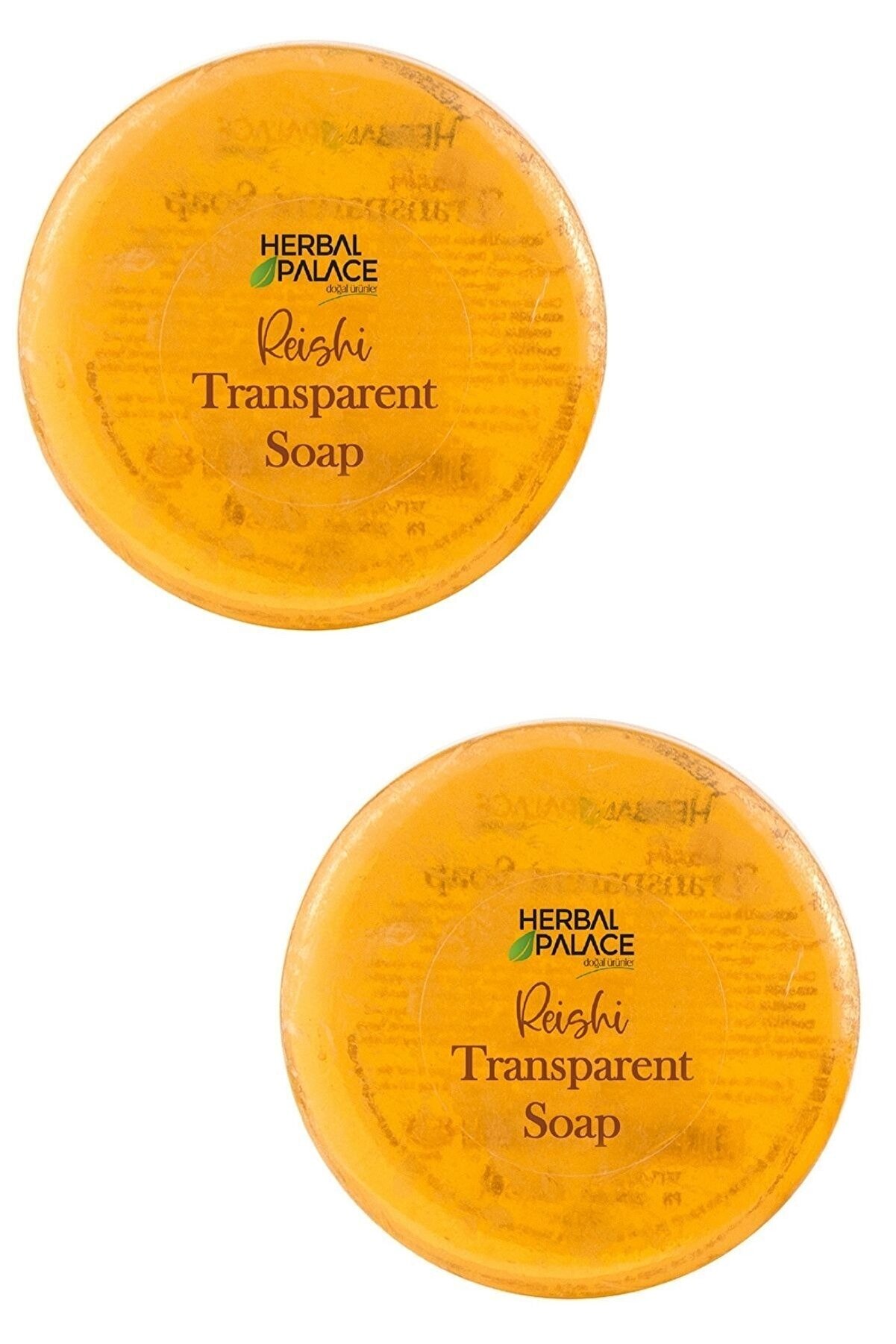 Herbal Palace Reishi Transparan Gliserinli Doğal Sabun 120 gr. X 2 Adet Sivilce Cilt Temizleyici
