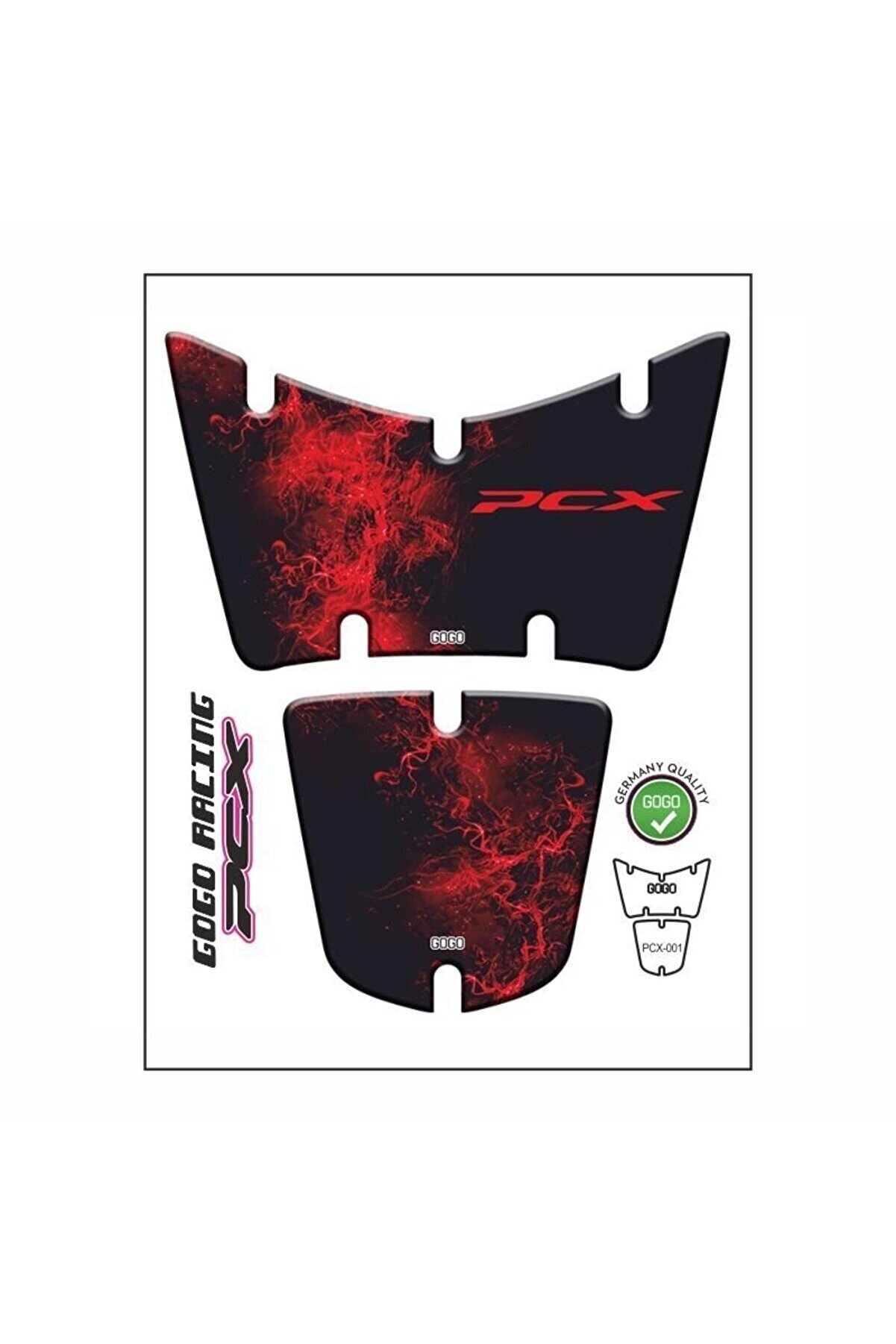 Gogopremi̇um Honda Pcx 2014 - 2017 Uyumlu Tank Pad 001