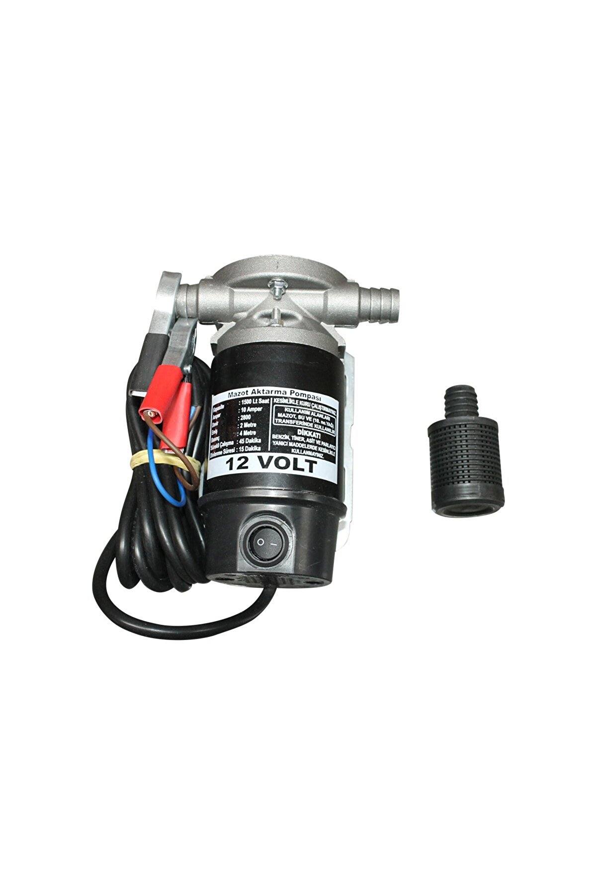 Kemos Ni̇l Power 12 Volt 3/4" Dıştan Çekme Sıvı Aktarma Pompası