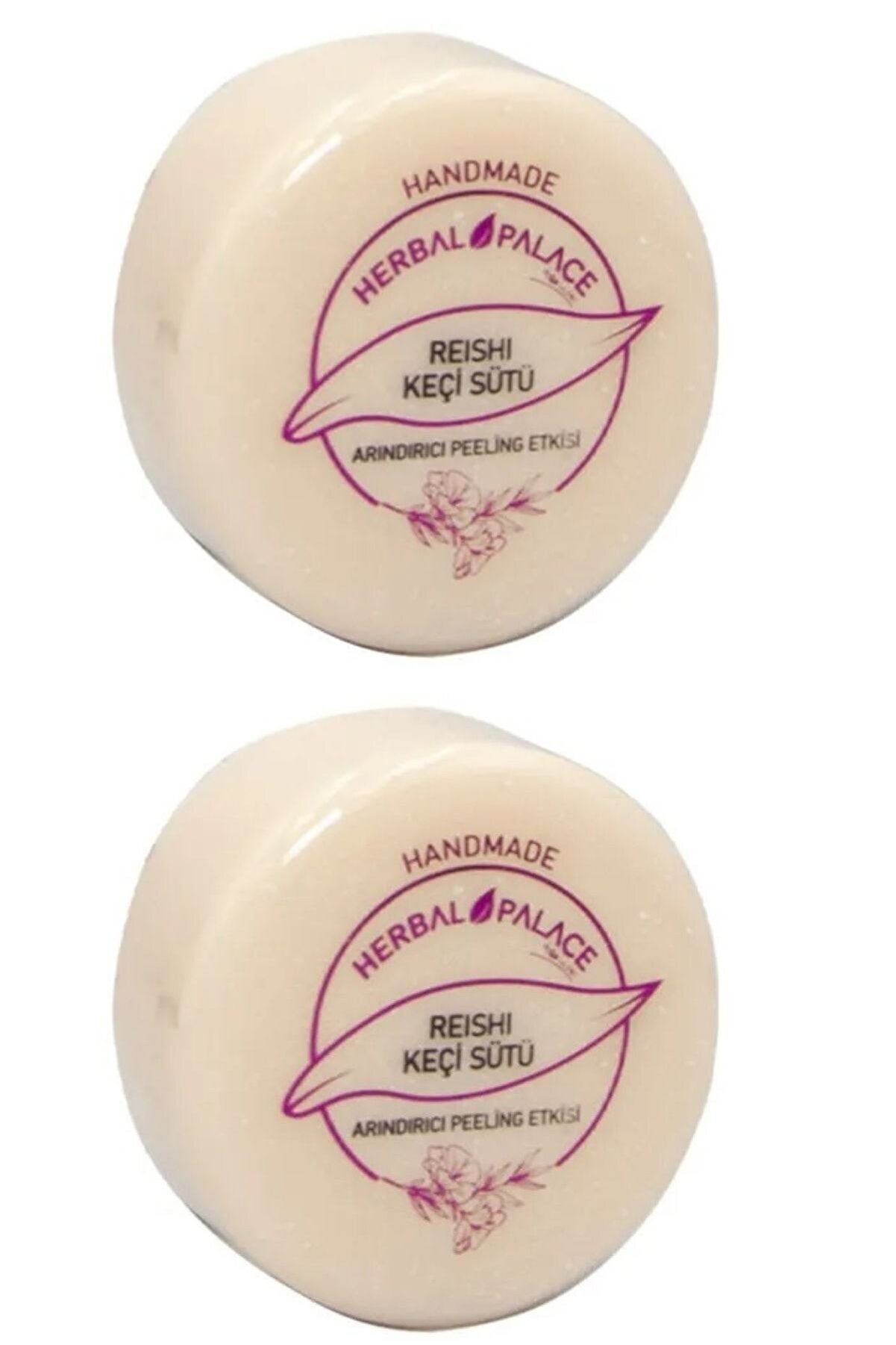 Herbal Palace Reishi Keçi Sütü El Yapımı Sabun 125 gr. X 2 Adet Siyah Nokta Sivilce Akne Leke Kırışıklık Giderici