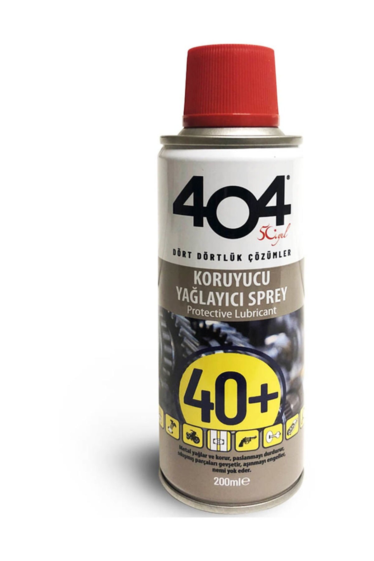 404 Kimya 404 Koruyucu Yağlayıcı Sprey 40 200 ml 30 Adet (1 KOLİ)
