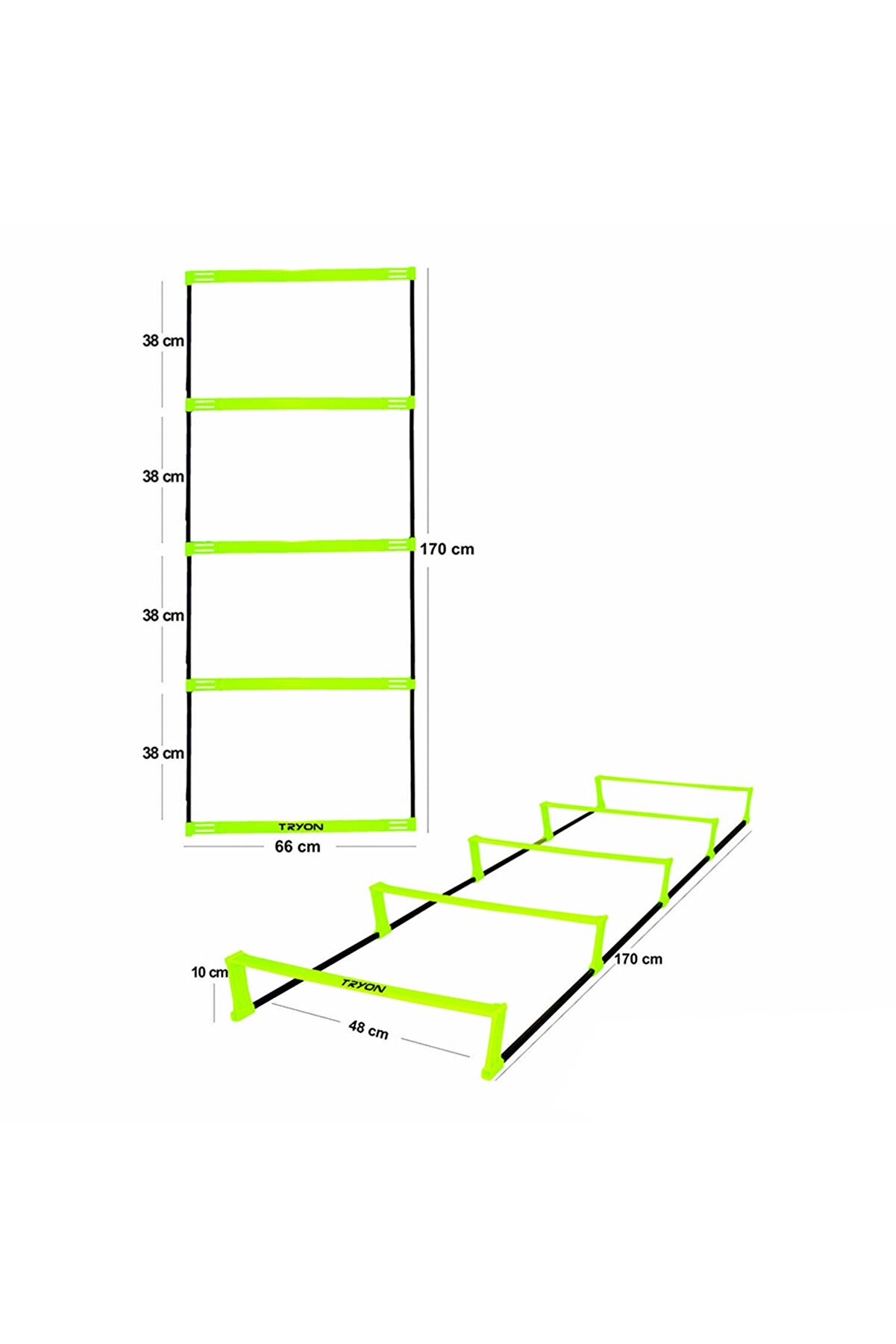 Tryon Tam-2 Yüksekli̇k Ayarlı Antrenman Merdi̇veni̇