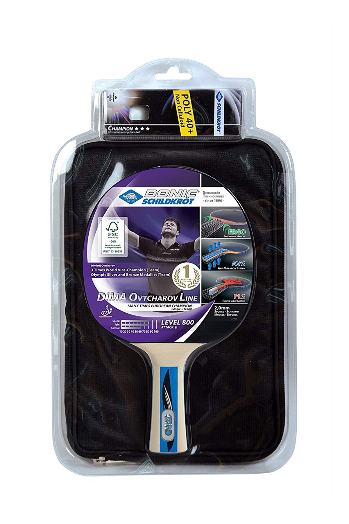 Donıc Ovtcharov 800 Gi̇ft Set Raket (482)