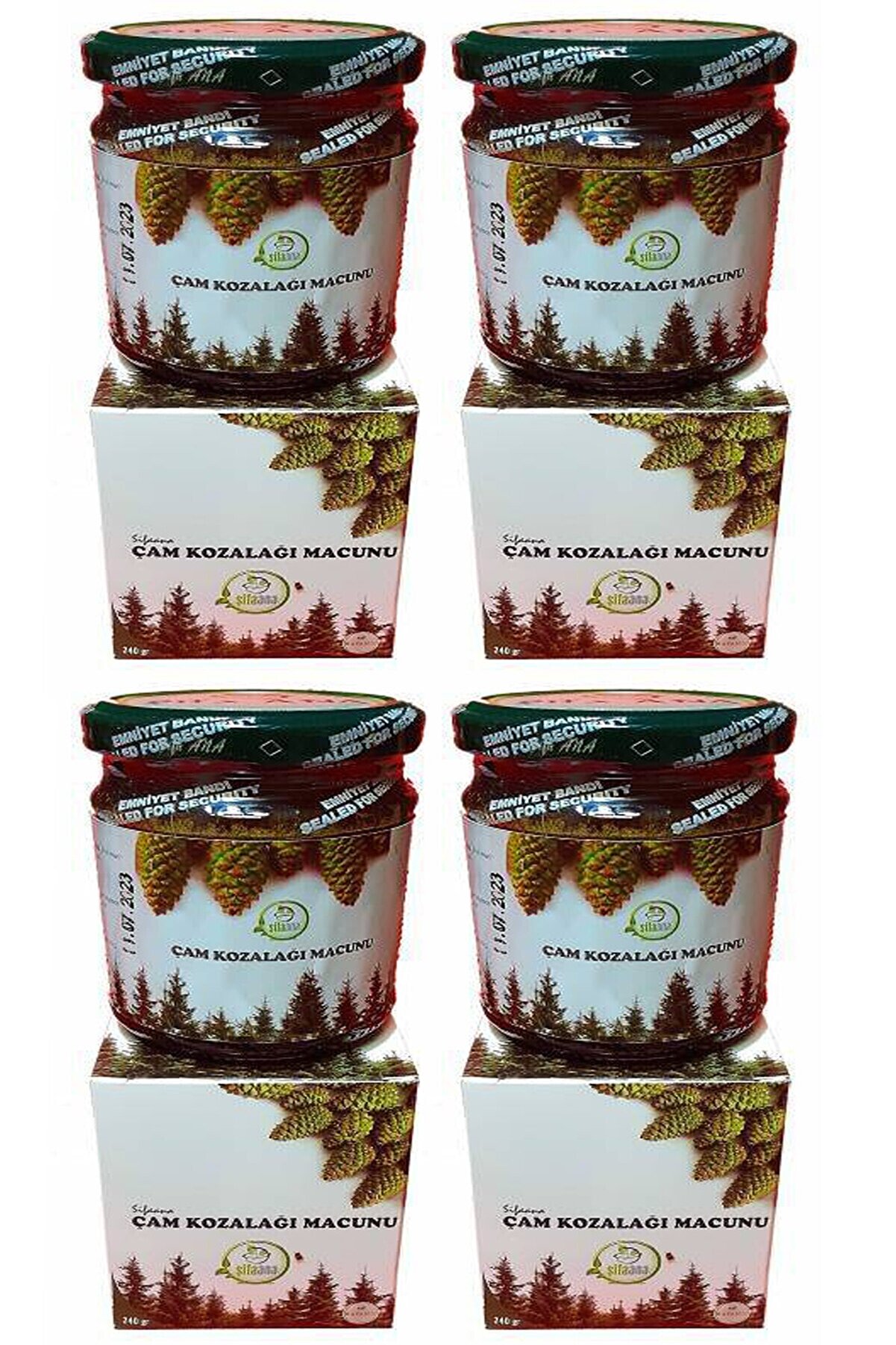 Şi̇faana Çam Kozalak Macunu 240 Gr 4 Kutu