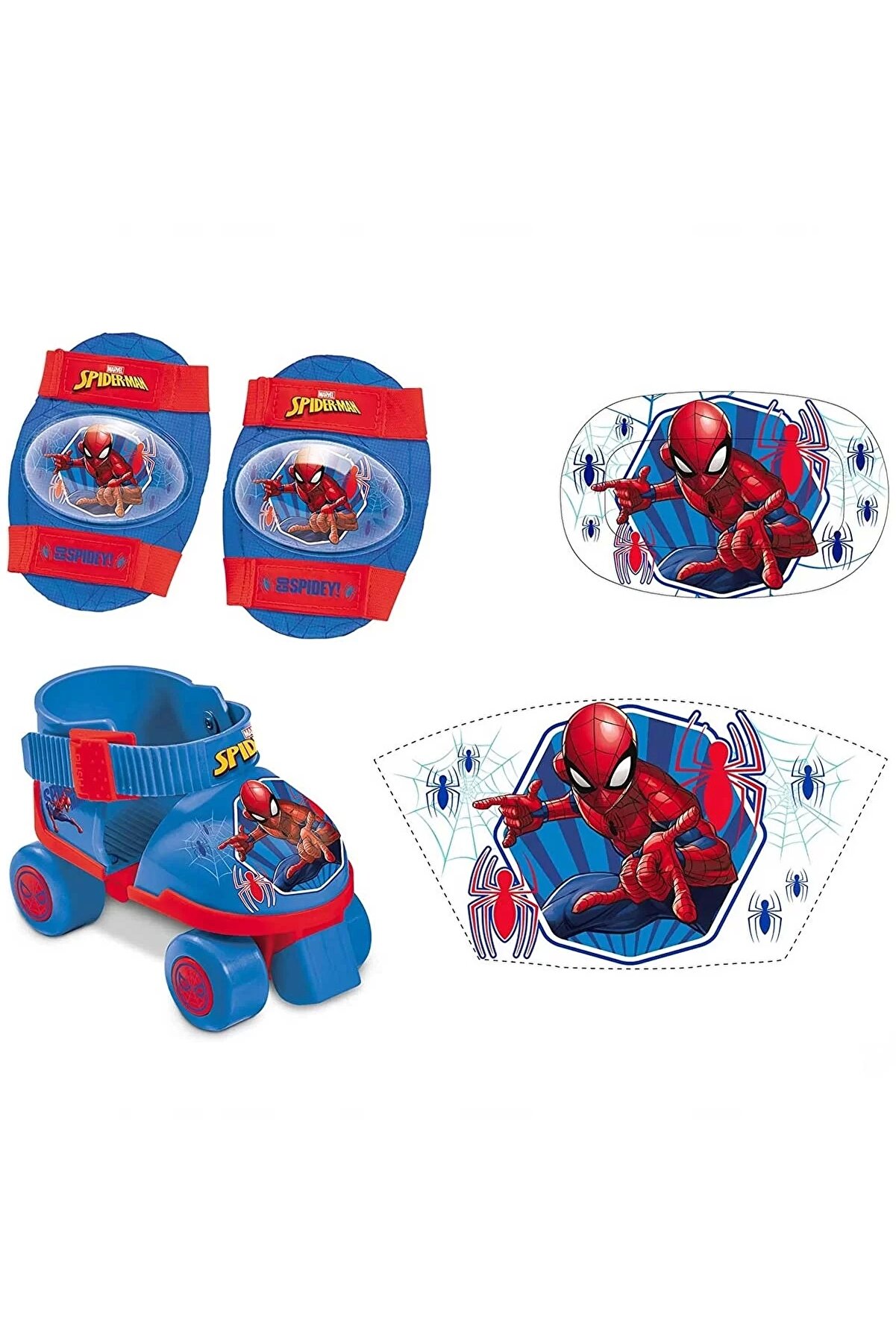 Spi̇derman 4 Teker Paten Seti̇