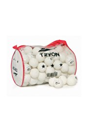 Tryon Mtt-065 100 Lü 1 Yıldız Masa Teni̇s Topu Beyaz