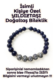 Tesbih Sakarya - İsimli - Kişiye Özel - Yıldıztaşı Doğaltaş Unisex Bileklik
