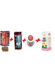 Beauti̇full Muhabbet Kuşları Içi̇n Kızıştırma & Dölülük Maması 250Gr+Yumurta Kabuğu 250 Gr+ Kızıştırıcı Vi̇tami̇n