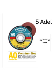 KARBOSAN 115x80Kum Flap Disk (Metal İçin) Zımpara Taşı 5 Adettir.
