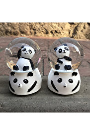 evimdeyokyok Büyük Boy Panda Kar Küresi