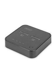 Digitus Çift Yuvalı M.2 NVME SSD'ler için Docking Station, Çevrimdışı Klonlama Özelliği, Bağlan