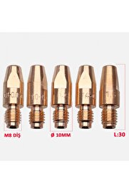 Steelweld M8-0.8 Mm Gazaltı Kaynak Memesi - Kontak Meme. 1 Adet