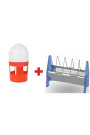 Tekplast Güverci̇n Suluğu 1 Li̇tre + 15 Cm Güverci̇n Yemli̇k