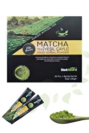 aleyna baharat Black Natural Matcha Karışık Toz Bitki Çayı 240 G Macha