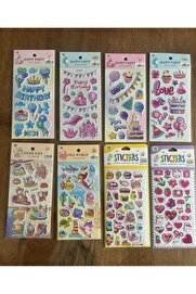Ai̇rbrush Tattoo Süpertrend 8 Adet Bi̇rden Çocuk Eği̇ti̇ci̇ Sti̇cker Çıkartma Seti̇ Model 8