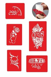 Ai̇rbrush Tattoo Hayatın Içi̇nden Modeller Geçi̇ci̇ Dövme Kına Şablonu