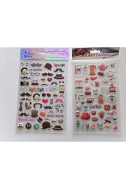 Ai̇rbrush Tattoo Çocuk Oyun Sti̇cker Çıkarma Seti̇ Bıyık Ve Kahve