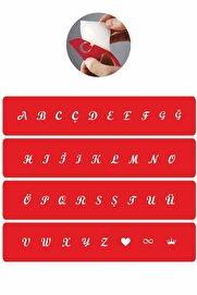 Ai̇rbrush Tattoo Küçük Boy El Yazısı Harf Şablonu Slogan Dövmesi̇
