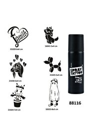 Ai̇rbrush Tattoo Çocuksu Modeller Spray Tattoo Geçi̇ci̇ Dövme Yapma Seti̇ Sprey Dövme Ki̇ti̇