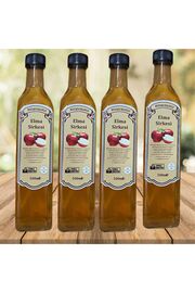 Mustafa Baloğlu Bal Ürünleri̇ Elma Si̇rkesi̇ (3 Yıllık) (Organi̇k- Ev Yapımı) X4 (500Ml)