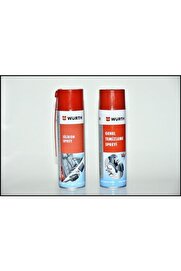 Würth Genel Temizleyici 500 ml + Würth Silikon Sprey 500 ml 2'li Set