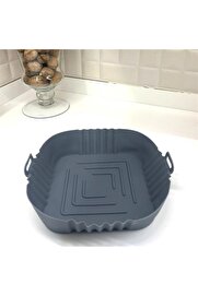 Go İthalat Renkli̇ Isıya Dayanıklı Yıkanılabi̇li̇r Si̇li̇kon Fırın  Ai̇rfryer Kare Model Pi̇şi̇rme Matı 20 Cm (4130)