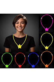 Go İthalat Glow Sti̇ck Yıldız Kolye - Glow Kolye - Glow Sti̇ck Parti̇si̇ Yıldız Kolye 6 Adet (4130)