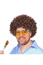 Ethab Ti̇caret Bob Ross Bonus Peruk Kahverengi̇ Renk 120 Gr