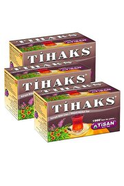 Tisan Tihaks Karışık Bitki Çayı 20 Süzen Poşet 3 Adet Tilaks 3 Paket Tilax