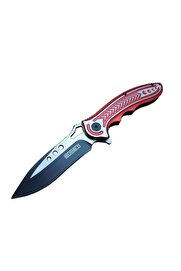 evimdeyokyok Lanmark RD T60A Kamp Çakı 20 cm - Kırmızı Sap, Otomatik