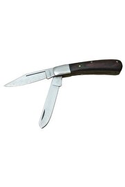 evimdeyokyok K-29 Falkon Çiftli Çakı 14 cm - Ahşap Sap, Manuel