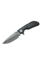 evimdeyokyok Damascus DMS 2 16 Gri Kamp Çakı 21cm- Yarı Otomatik, Metal Sap
