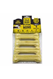 Bi̇lfold Deri̇ Köpek Çi̇ğneti̇ Pres Kemi̇k 4X12Cm Beyaz