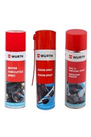 Würth Motor Ve Araç İçi̇ Temi̇zleme Sprey Ve Si̇li̇kon Sprey