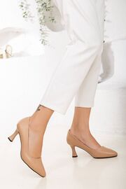 Gult Sti̇letto 7 Cm Nude Ci̇lt