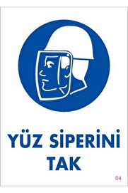 Ethab Ti̇caret Yüz Si̇peri̇ Tak Uyarı Levhası 25X35 Kod4