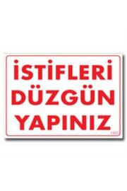 Ethab Ti̇caret İsti̇fleri̇ Düzgün Yapınız Uyarı Levhası 25X35 Kod1423