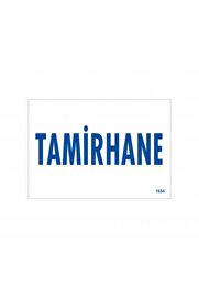 Ethab Ti̇caret Tami̇rhane Uyarı Levhası 17,5X25 Kod1654