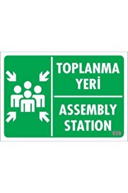 Ethab Ti̇caret Toplanma Yeri̇ Uyarı Levhası 17,5X25 Kod928