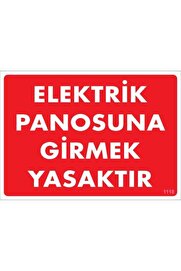 Ethab Ti̇caret Elektri̇k Panosu Levhası 25X35 Kod1118